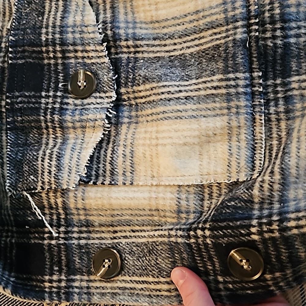 blue boutique flannel - Picture 4 of 6
